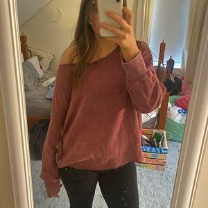 Dark Pink Sweatshirt